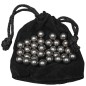 Preview: Haller replacement balls for slingshots 30 pieces in a velvet bag